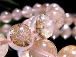 デンドリティッククォーツ デンドリック ブレスレット 木の葉状鉱物 デンドライト