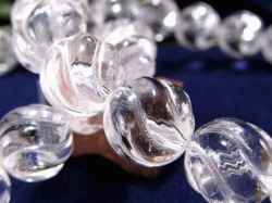 水晶 クリスタル 波 クオーツ ブレスレット ウェーブ