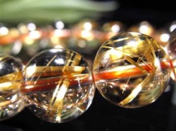 ゴールドルチル ブレスレット タイチン 金針水晶 天然石