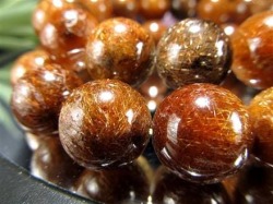 ルチルクォーツ ブレスレット オレンジルチル 金運 ブラウンルチル