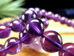 アメジスト 紫水晶 ブレスレット 2月 誕生石