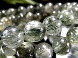 グリーンルチルクォーツ ブレスレット ルチル 天然石 パワーストーン