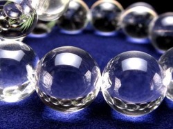 水晶 クリスタル ブレスレット クオーツ サイドドリル 横穴 天然石 パワーストーン
