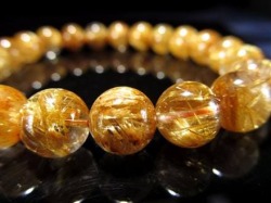 ☆極上金針水晶☆超透明☆タイチンと繊細 2種のルチルが織りなす極上の煌めき☆1点物☆AAAAA☆極上ゴールドタイチンルチルクォーツブレスレット☆×22珠☆内径約☆【ブラジル産】≪2Z7≫