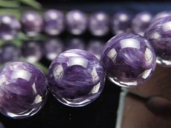 チャロアイト チャロ石 ブレスレット Charoite ロシア産