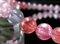 カラースピネル MIXスピネル 尖晶石 ブレスレット 8月の誕生石