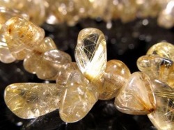 ゴールドルチルクォーツ ブレスレット ルチレイテッドクォーツ 金針水晶 パワーストーン