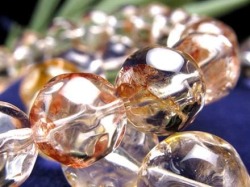 ライモナイト クリスタル クォーツ ブレスレット パイナップルカット 天然石