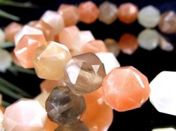 サンムーンストーン サンストーン ムーンストーン ブレスレット 長石 フェルドスパー