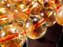 シトリン ファントム 幻影黄水晶 ブレスレット ブラジル産