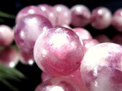 レピドライトシリカ パープルマイカ リシア雲母 ブレスレット レピドライト