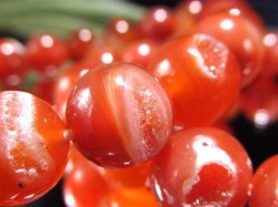 笑口 カーネリアン ブレスレット 紅玉髄