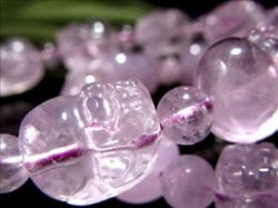 ラベンダーアメジスト 紫水晶 ブレスレット 貔貅 ヒキュウ