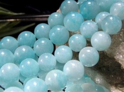 アマゾナイト 天河石 ホープストーン ビーズ連 連材