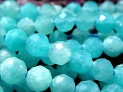 アマゾナイト 天河石 ホープストーン ビーズ連 連材