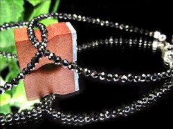 ブラックスピネル ブレスレット 尖晶石 8月の誕生石 天然石