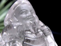 水晶 クォーツ 縁起物 置物 大黒天