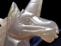メノウ アゲート ユニコーン 一角獣 置物
