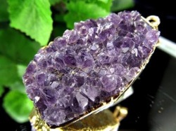 アメジスト クラスター 紫水晶 ペンダント ネックレス