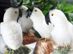 鳥 置物 オウム フクロウ イーグル 風水