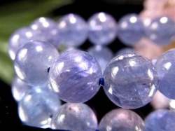 タンザナイト ブルーゾイサイト ブレスレット 灰簾石 タンザニア産