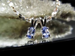 タンザナイト ペンダント ブルーゾイサイト Silver925 アクセサリー
