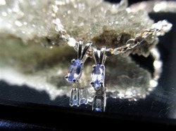 タンザナイト ペンダント ブルーゾイサイト Silver925 アクセサリー