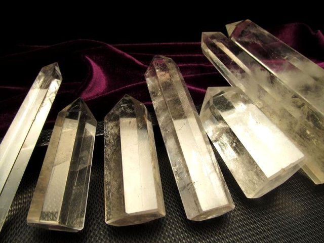 レインボー☆魔除 スモーキークォーツ水晶六角柱☆パワーストーン 天然石 A608 レインボー☆魔除 スモーキークォーツ水晶六角柱☆パワーストーン