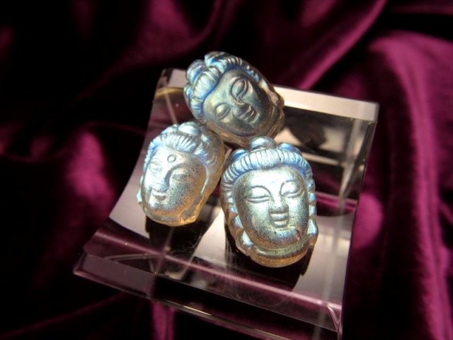 ◇希少！観音彫り◇透明度抜群！◇ブルーシラー！◇信念を貫く力