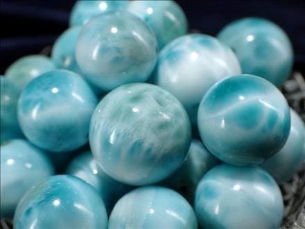 1珠売り】◇ブルーとホワイトの美コントラスト◇カリブ海の宝石◇AAAA  