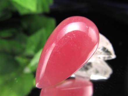 ハイクォリティ天然カット水晶 林檎ドロップ もろう