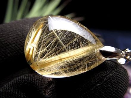 ☆最高級の煌き！☆超透明＆板状タイチン☆言わずと知れた金運の石  