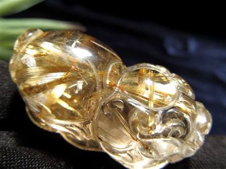 ☆金運を呼び込む！黄金の輝き☆細針＆タイチン針☆丁寧な手彫り