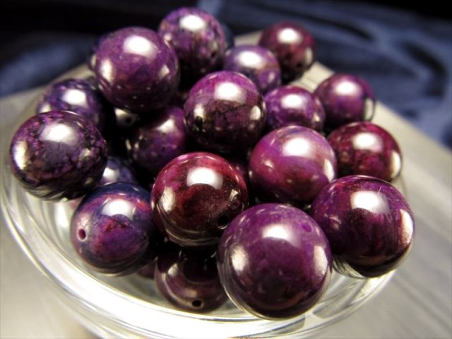 ☆1珠売り☆妖艶で神秘的な紫色☆激レアMIXカラー！☆三大ヒーリング