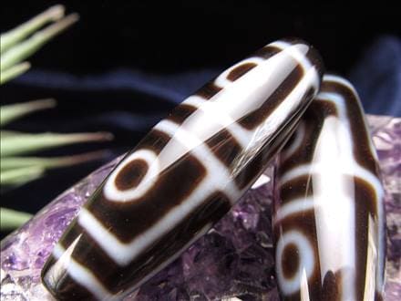 ◇A至純天珠◇四眼天珠(よんがんてんじゅ)◇サイズ：約37mm◇