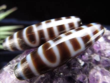 ◇A至純天珠◇雙天地天珠(そうてんちてんじゅ)◇サイズ：約37mm◇