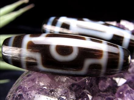 ◇A至純天珠◇平安二眼天珠(へいあんにがんてんじゅ)◇サイズ：約37mm◇