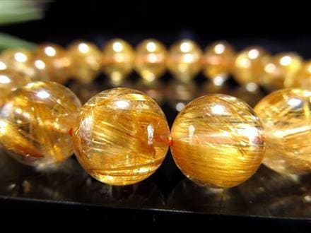 ◇金運を呼び込む！黄金の輝き◇繊細針＆タイチン針◇水晶と金針