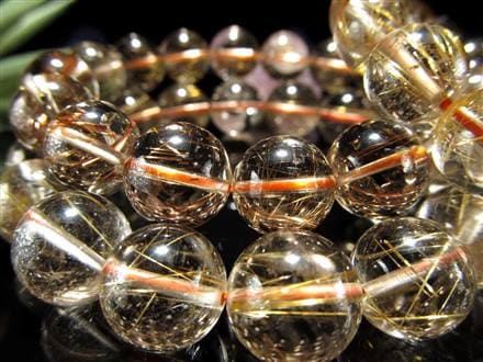 ◇透明タイプ！◇バランスよく煌めく太金針◇ほんのりスモーキー◇金運 