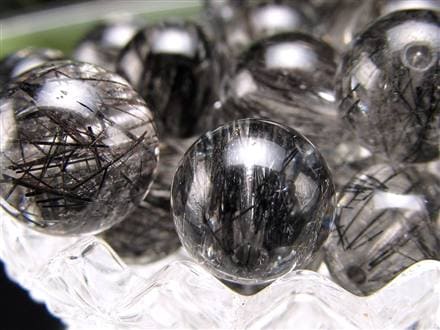 1粒売り】☆クリア感抜群の水晶☆【過去最高品質】☆黒針の鮮明度が