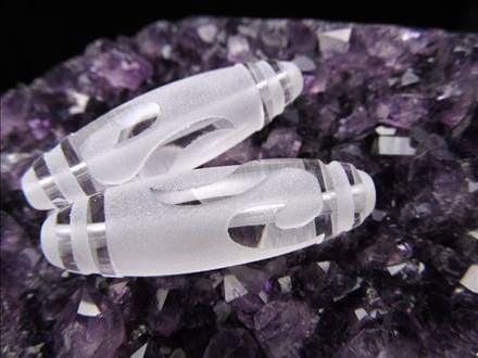 ◇待望の再入荷！◇水晶【クリスタル】天珠◇如意鈎天珠(にょいこう