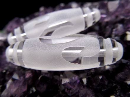 ◇待望の再入荷！◇水晶【クリスタル】天珠◇如意鈎天珠(にょいこう