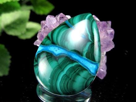 ☆特選一連☆心身の癒しに優れた石♡【天然マラカイト『孔雀石