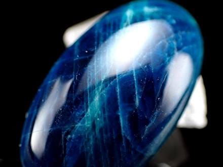 ☆艶やかピーコックブルー☆幻の石！神秘のオレンジ発光☆心の鎮静化