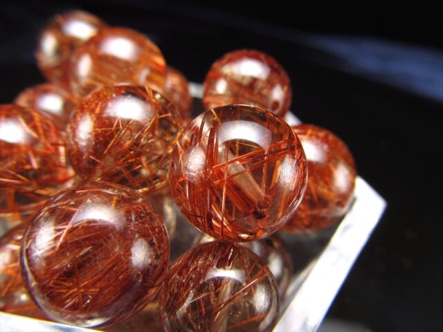 1粒売り】☆超透明☆ギラギラ褐色針☆太針入りも！☆長寿・健康