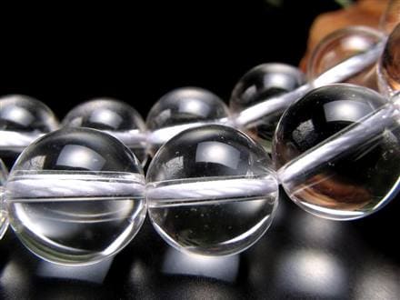 超透明！4Aグレード】mm珠☆一連☆純粋と浄化を象徴する万能ストーン