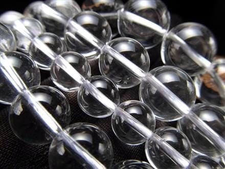 超透明！4Aグレード】mm珠☆一連☆純粋と浄化を象徴する万能ストーン