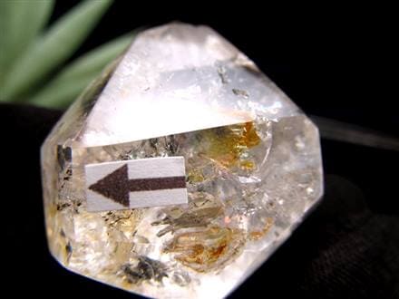 ☆数量限定入荷!!☆水＆虹入り☆古代の水を封入した水晶☆艶々ダブル