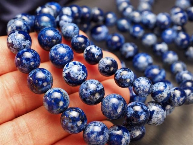 極上✨ロイヤルブルー　旧鉱山アフガニスタン産ラピスラズリのブレスレット 極上✨ロイヤルブルー 旧鉱山アフガニスタン産ラピスラズリのブレスレット