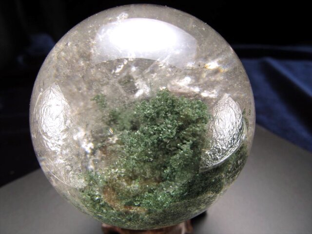 天然石 透明度抜群 ガーデンクォーツ 丸玉 置物 ☆オススメ品質